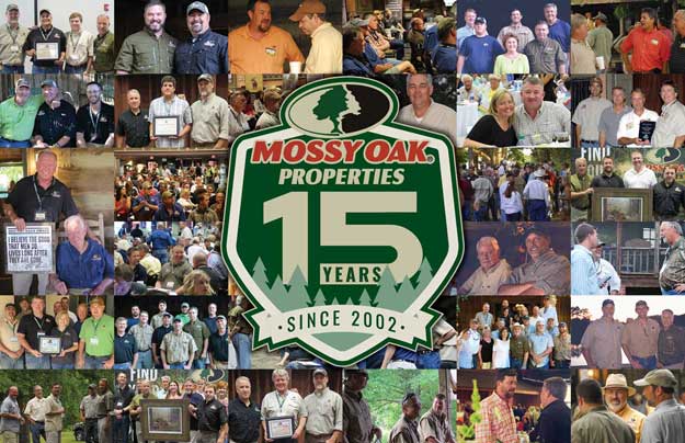 Mossy Oak Properties 15 Years collage