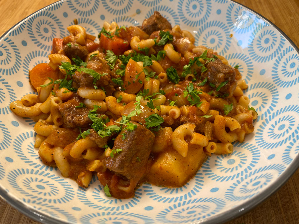 antelope macaroni stew