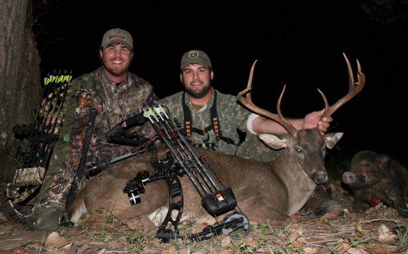 two deer hunters