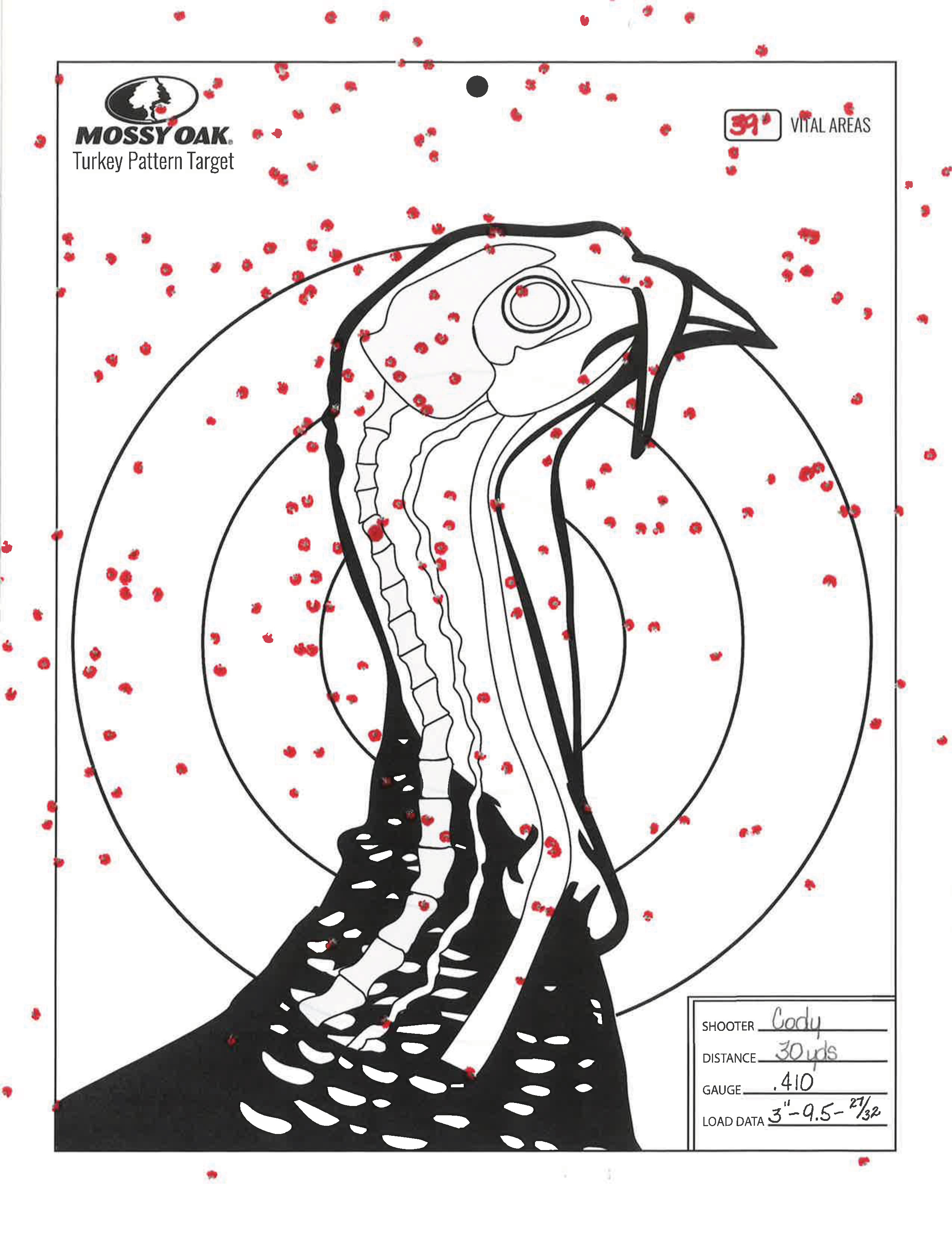 JEBS_410_shotgun_turkey_choke_30_yards_pattern