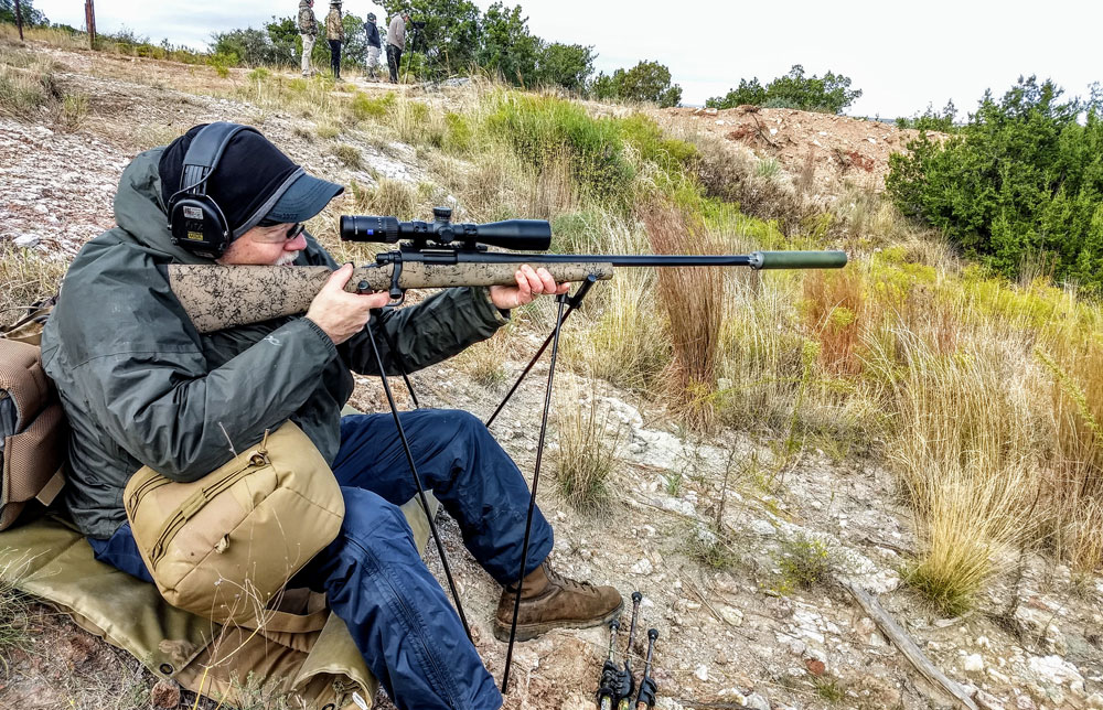 Long range shooting practice