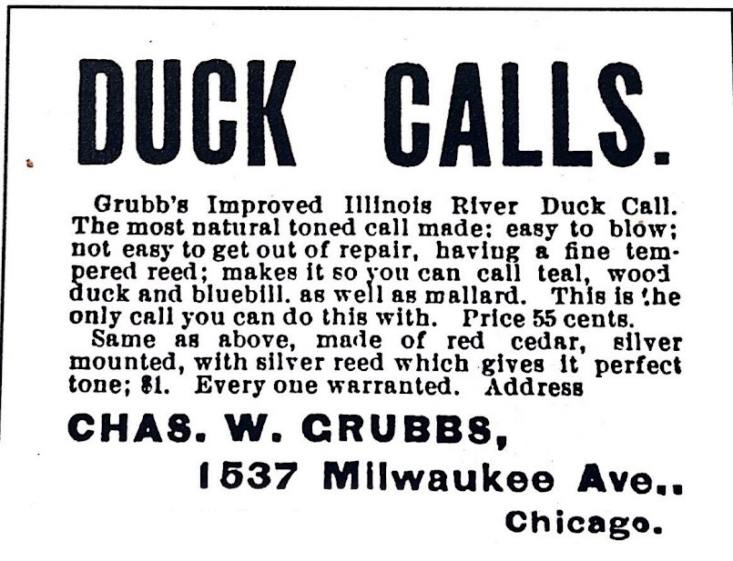 Grubbs duck call ad