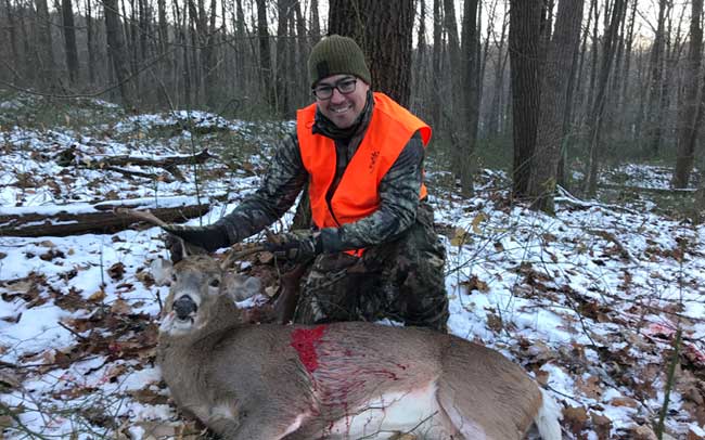 Andrew Reed's first deer