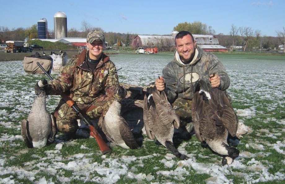 Rochelle LeClaire goose hunting