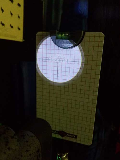 scope reticle leveling