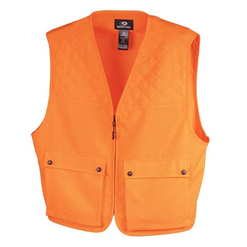 blaze orange hunting vest