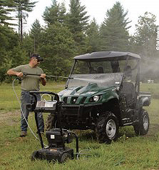 cleaning atv