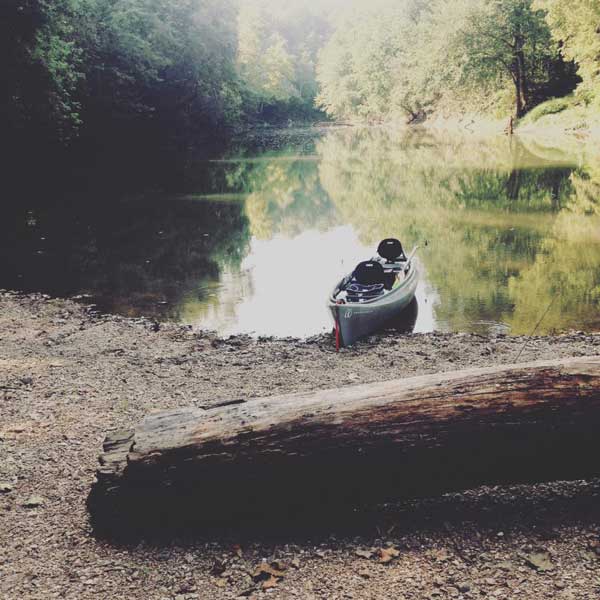 kayak on the niangua river