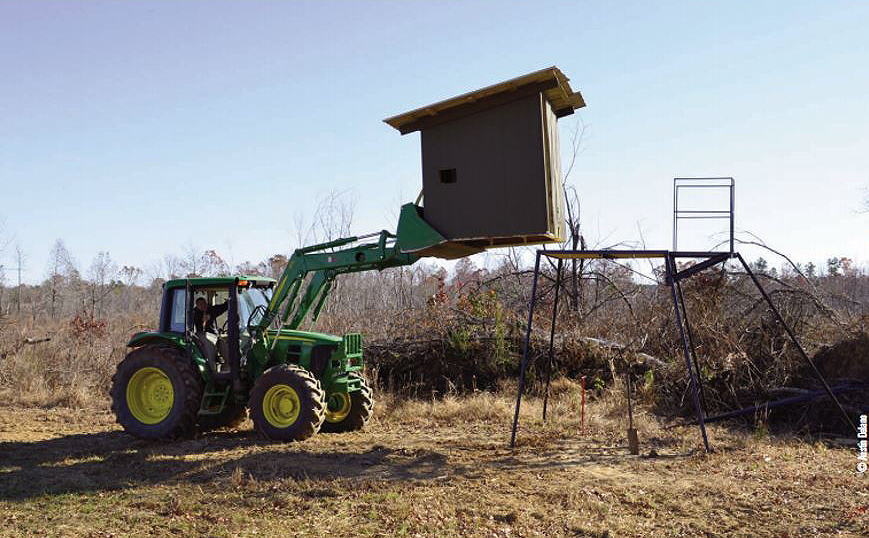 placing permanent stand