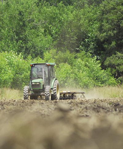 turning topsoil