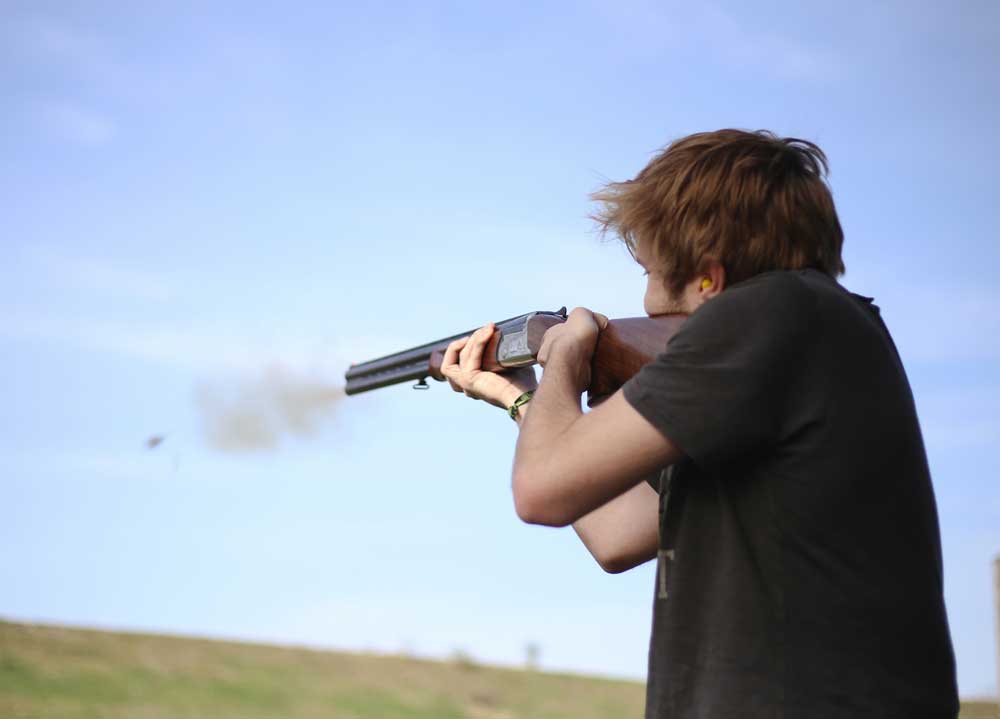 youth shooting firearm