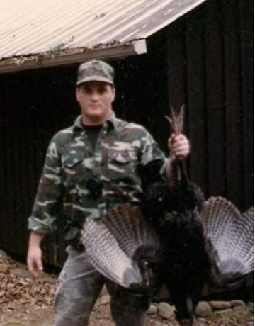 old turkey hunting photo