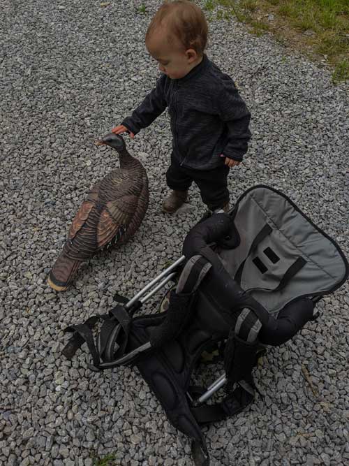 turkey hunting with a toddler