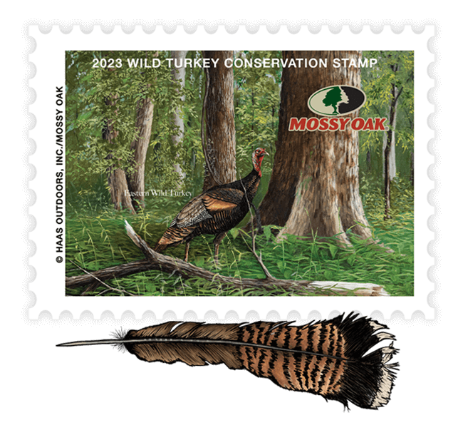 2023 Wild Turkey Conservation Stamp