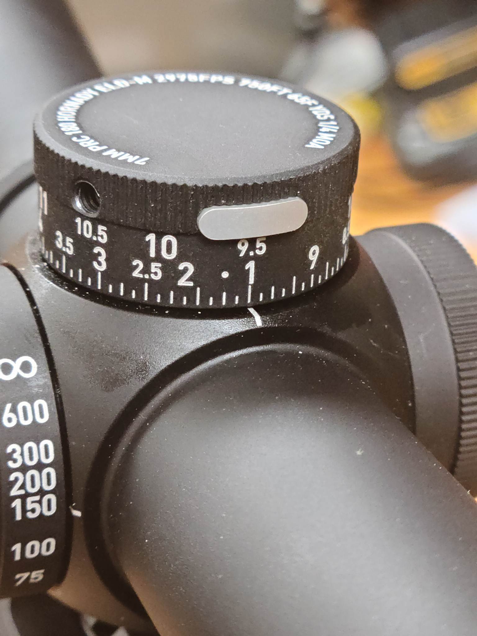 dial on leupold scope