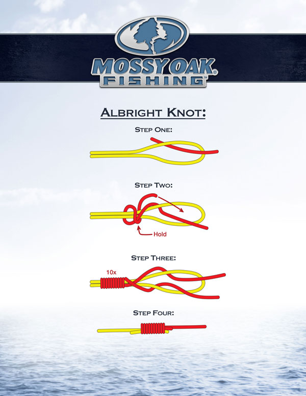 how to tie an Albright knot