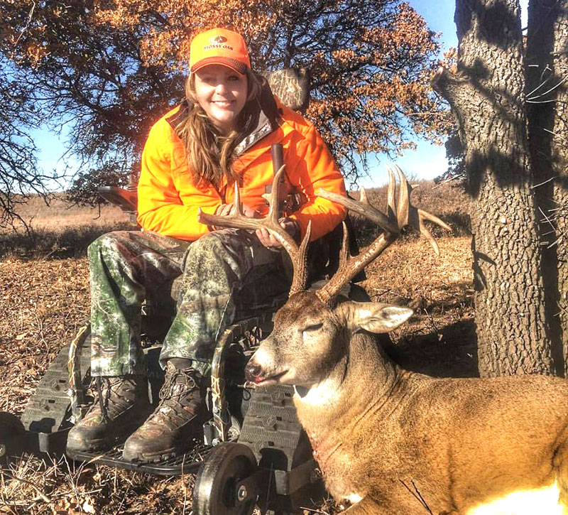 Ashlee Lundvall adaptive hunting equipment