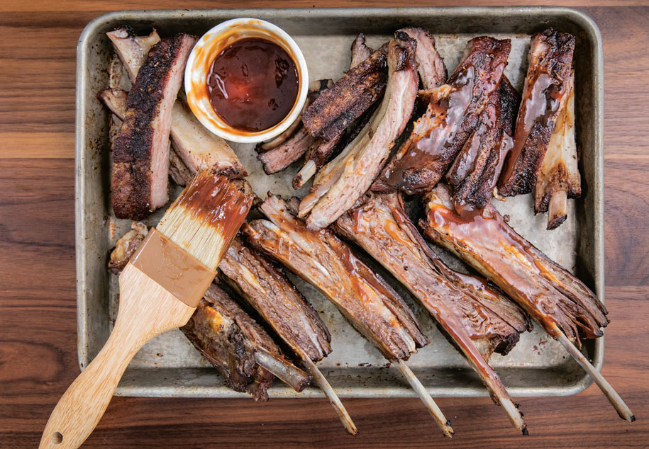 BBQ Venison and Wild Boar Ribs