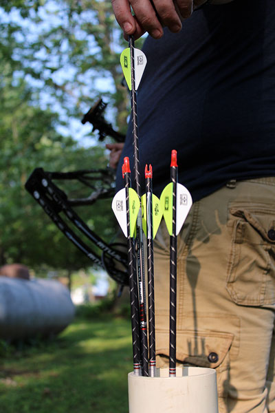 bow equipment arrows