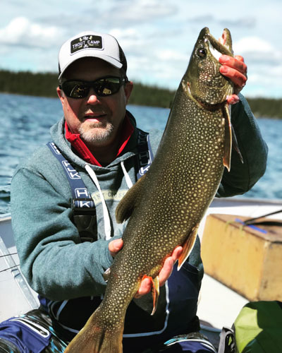 Brad Fenson lake trout