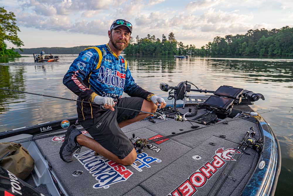 Brandon Lester fishing