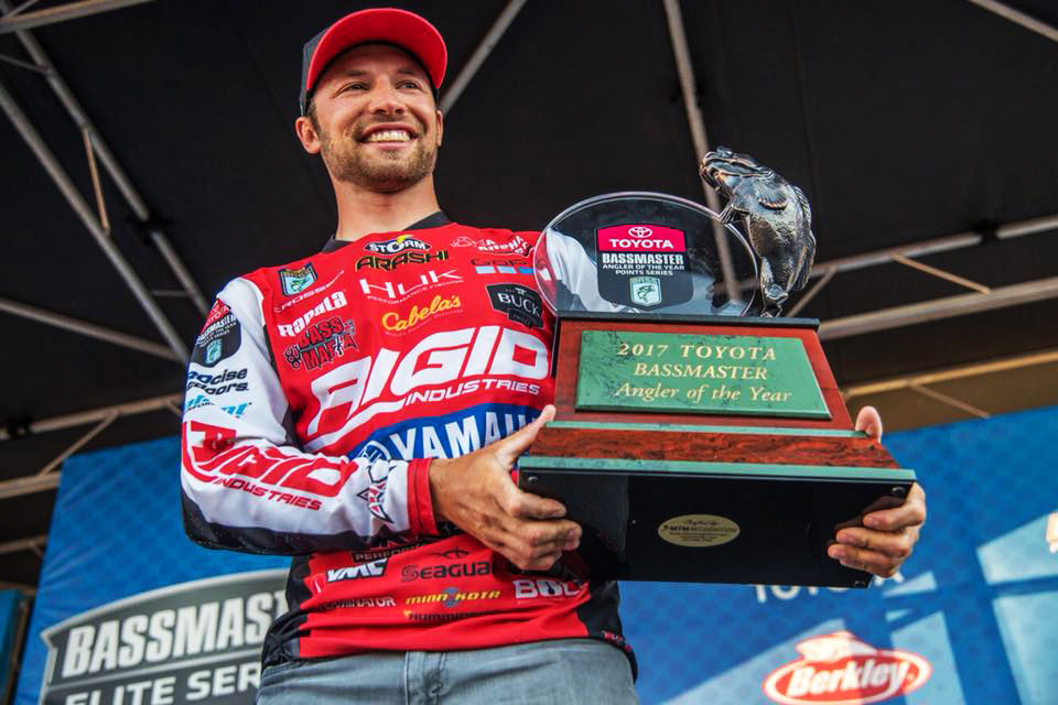 Brandon Palaniuk angler of the year 2017