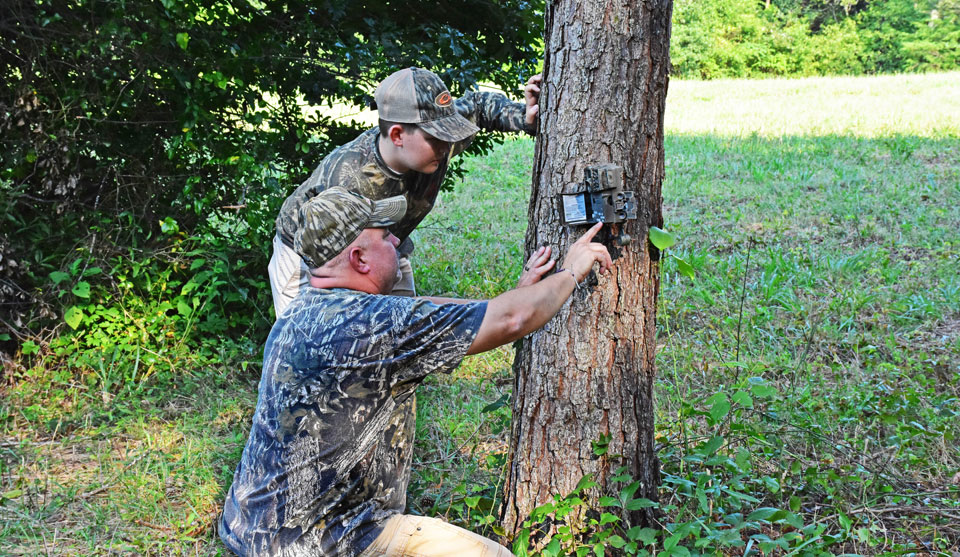 putting out game camera