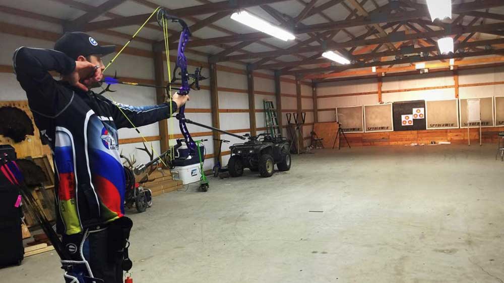 Chance Beaubeouf archery range