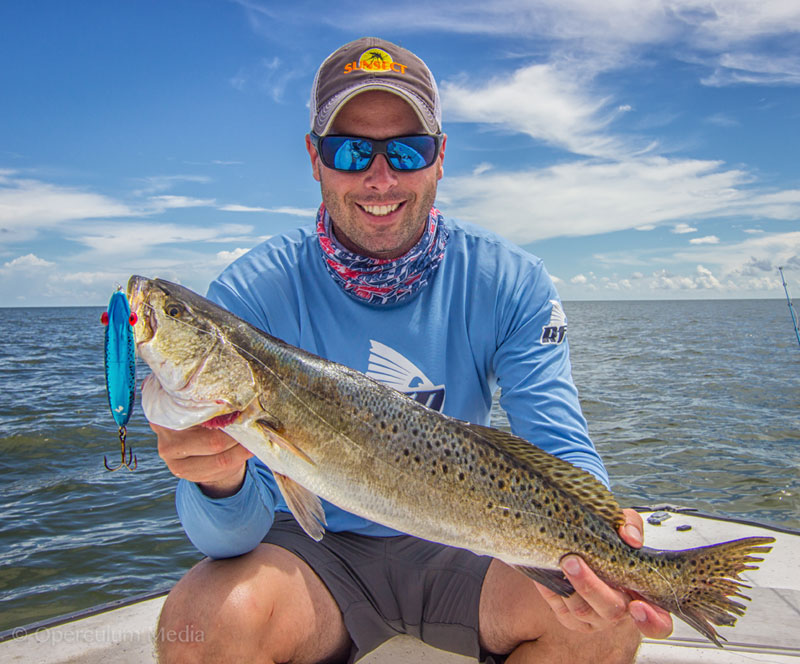 Chris Bush speckled trout fishing