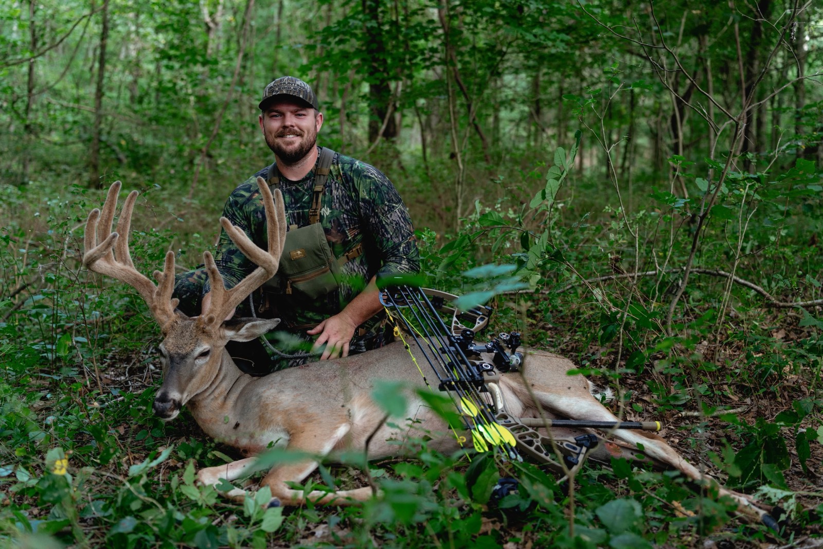 man with buck