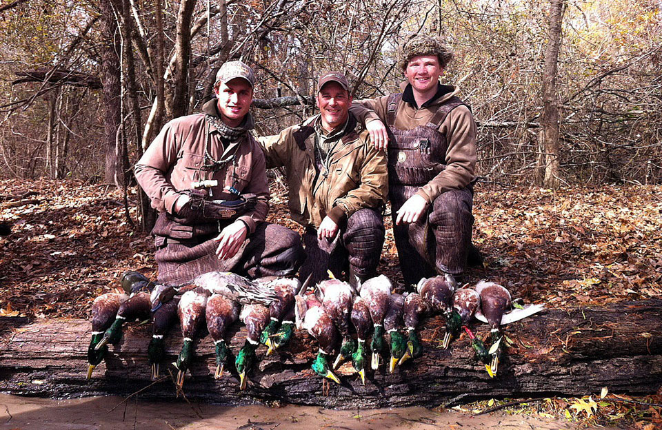 Devlin Hodges duck hunting