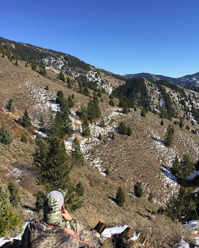 Cory Dukehart glassing in Idaho