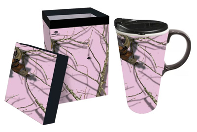 Evergreen mug in Pink camo