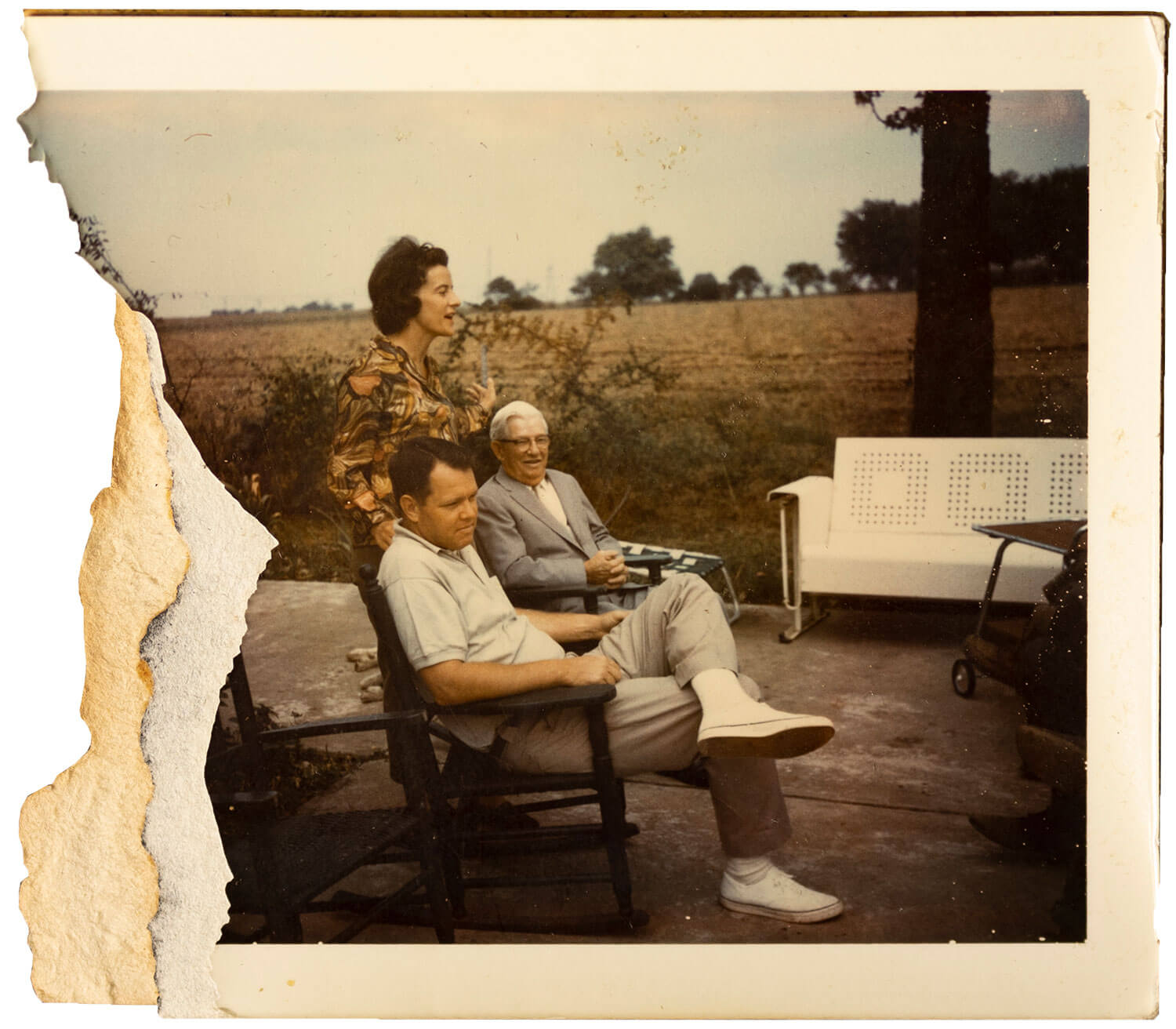 mr fox and mrs evelyn fishing