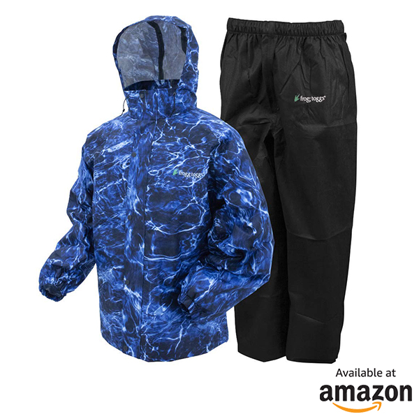 Frogg Toggs blue Elements rain suit