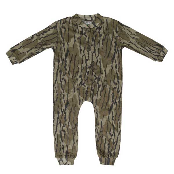 Bottomland camo infant onesie