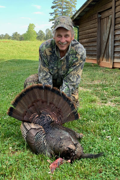 Hank Parker with turkey harvest