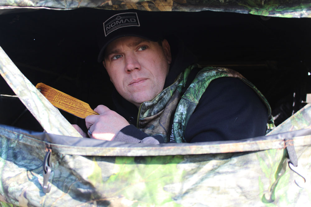 Heath Wood turkey hunting blind box call