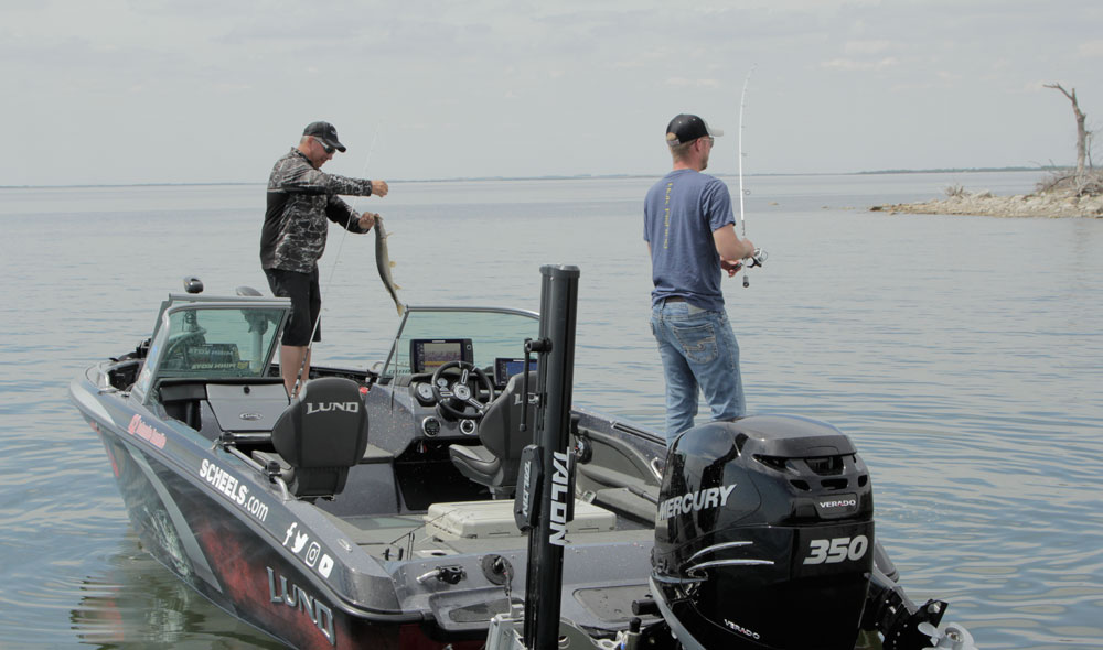 Johnnie Candle walleye fishing