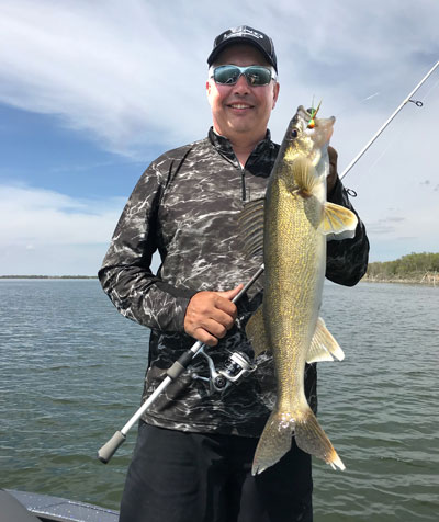 Johnnie Candle spring walleye