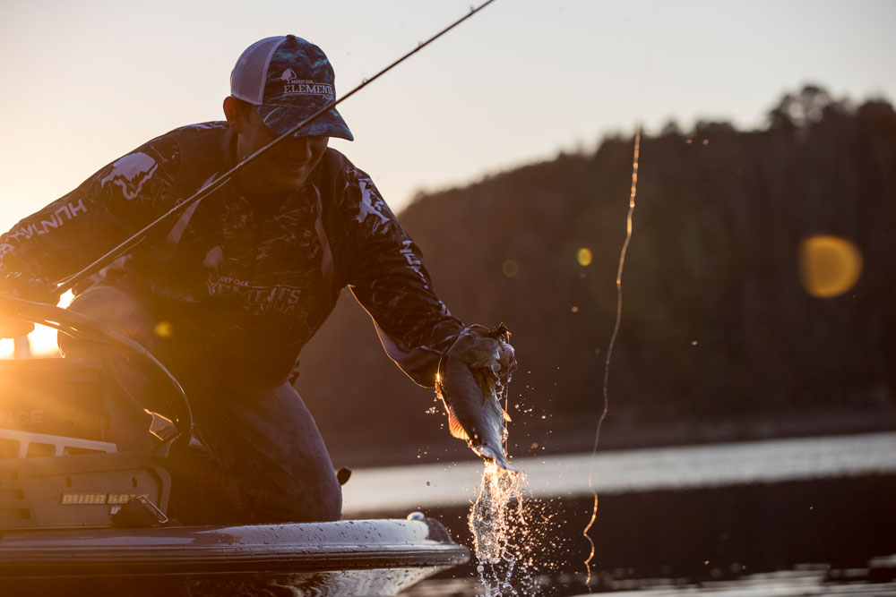 Jordan Lee fishing