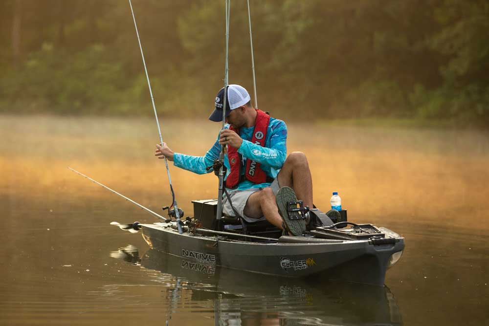 Jordan Lee Kayak fishing