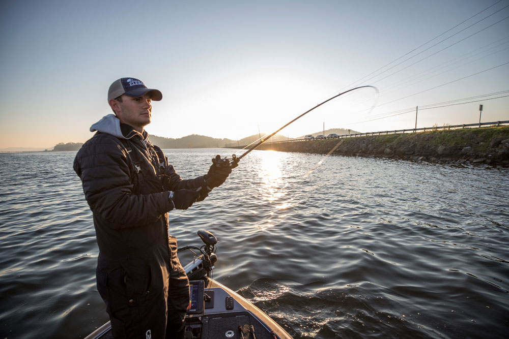 Jordan Lee winter fishing