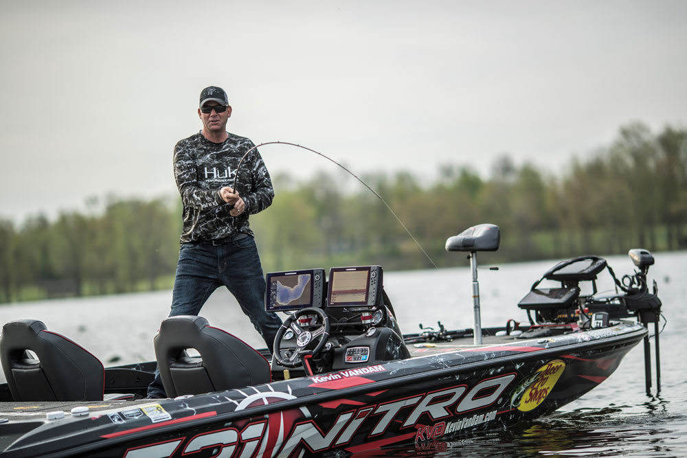 Kevin VanDam fishing