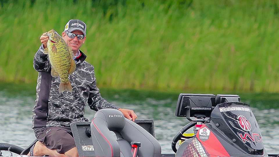 Kevin VanDam smallmouth bass