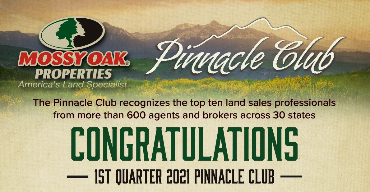 Mossy Oak Properties Pinnacle Club 2021