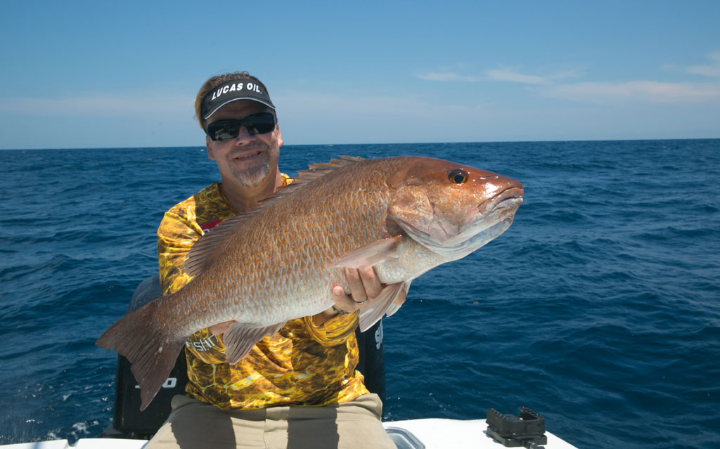 Fishing for Mangrove Snapper or Gray Snapper