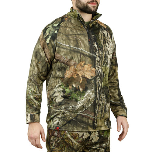 Mossy Oak Break-Up quarter zip