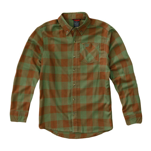 Mossy Oak plaid flannel shirt