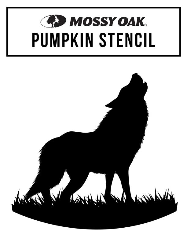 wolf pumpkin stencil